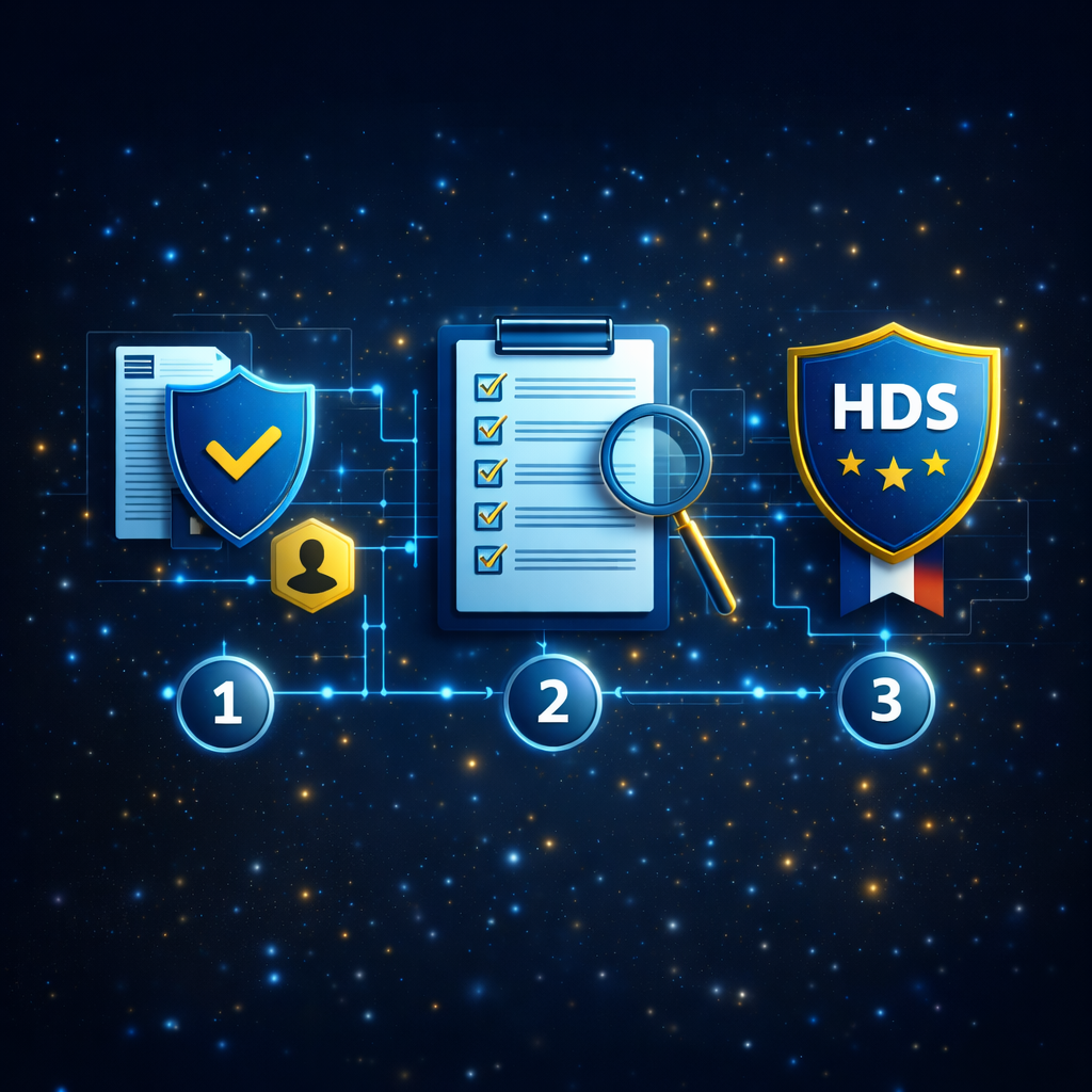 Illustration : Comment obtenir la certification HDS ?